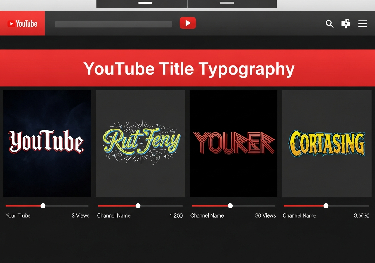 YouTube Video Titles: Font Psychology That Gets Clicks