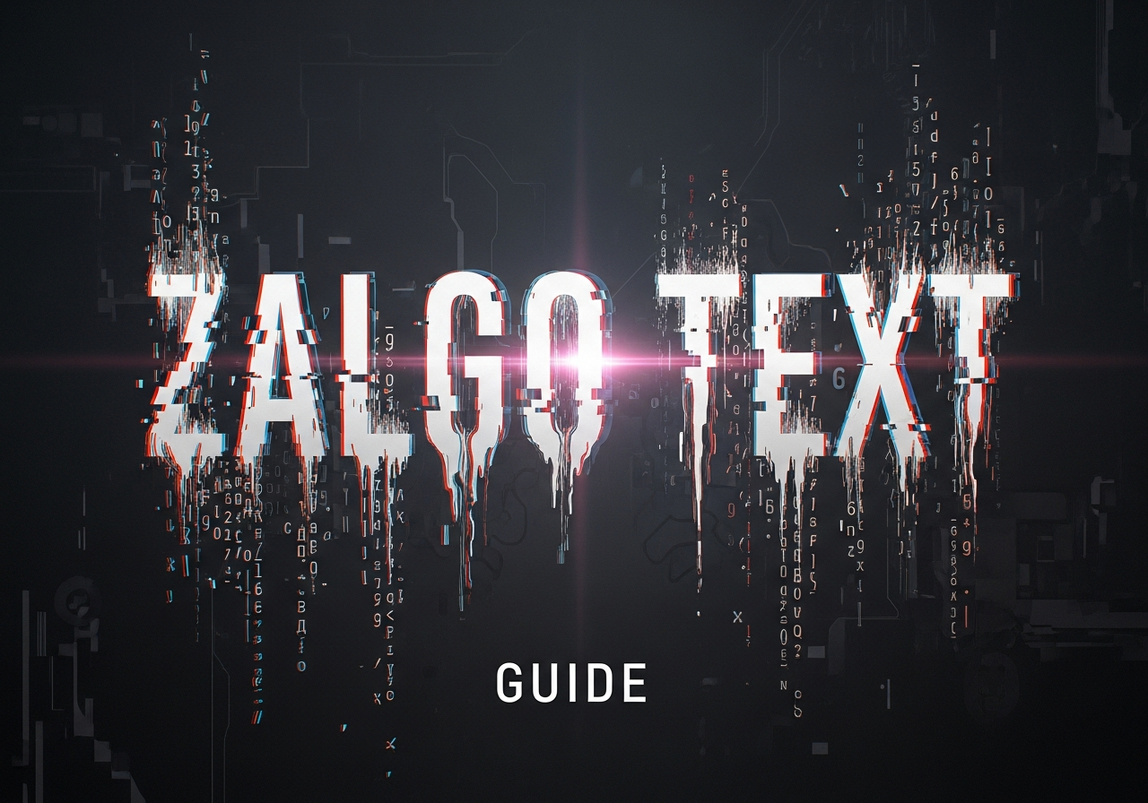 Zalgo Text Generator: Complete Guide to Glitch Effects